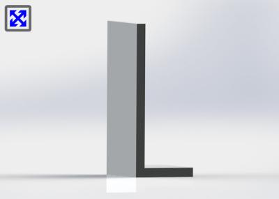 Silver Anodized Aluminum Angle Profile Corrosion Resistant Long Lifetime