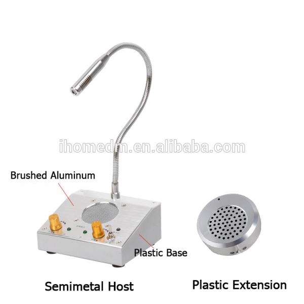 Комплект интерфона Окно Интерфона Банковское устройство Беспроводная интерфонная система