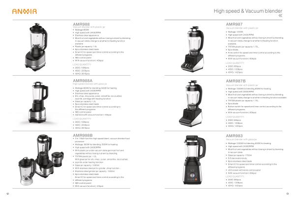 OZEN Vacuum Blender / Vidia Vacuum Blender/ Kuving vacuum blender / Vacuum storage bottle /BPA FREE GK-AMR988