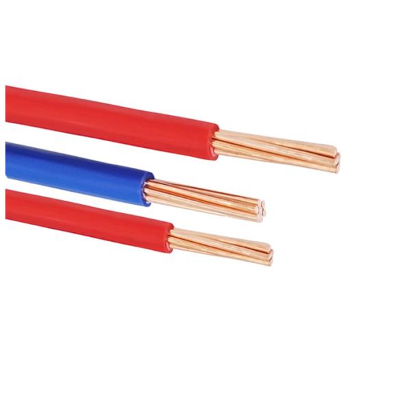 Condutor de cobre encalhado fio do cabo bonde da isolação do PVC de H05V-U/H07V-U