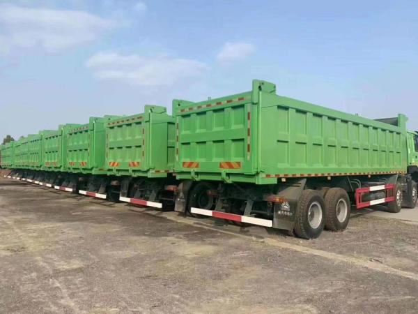 Sinotruk resistente Howo 7 caminhão basculante de 12 veículos com rodas com o motor do Euro 2 e a direção ZF8118