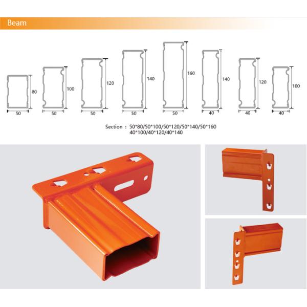 Safe Warehouse Heavy Duty Shelving , Industrial Shelving Pallet Racks