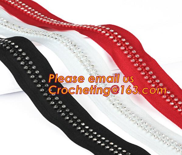 pin box open ended one way garment zipper in metal brass material with black nickel