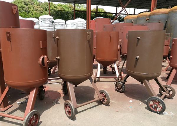 116 Psi Pressure Portable Sand Blasting Machine Stainless Steel Material