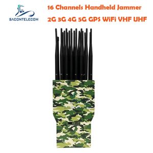 21 Bands 21W High Power Portable Signal Jammer with 30m Radius for Global