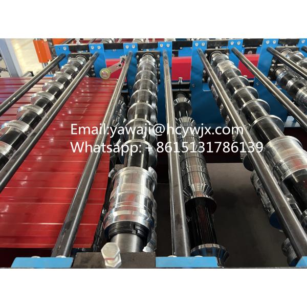 Double Layer Galvanized Tile Roofing Sheet Making Roll Forming Machine