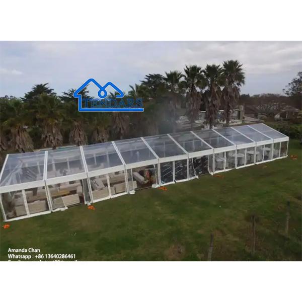 Quick-Assembly Graduation Party Marquee Tents Hard-Pressed Aluminum Double-Layer Roof Wide Canopy Structure
