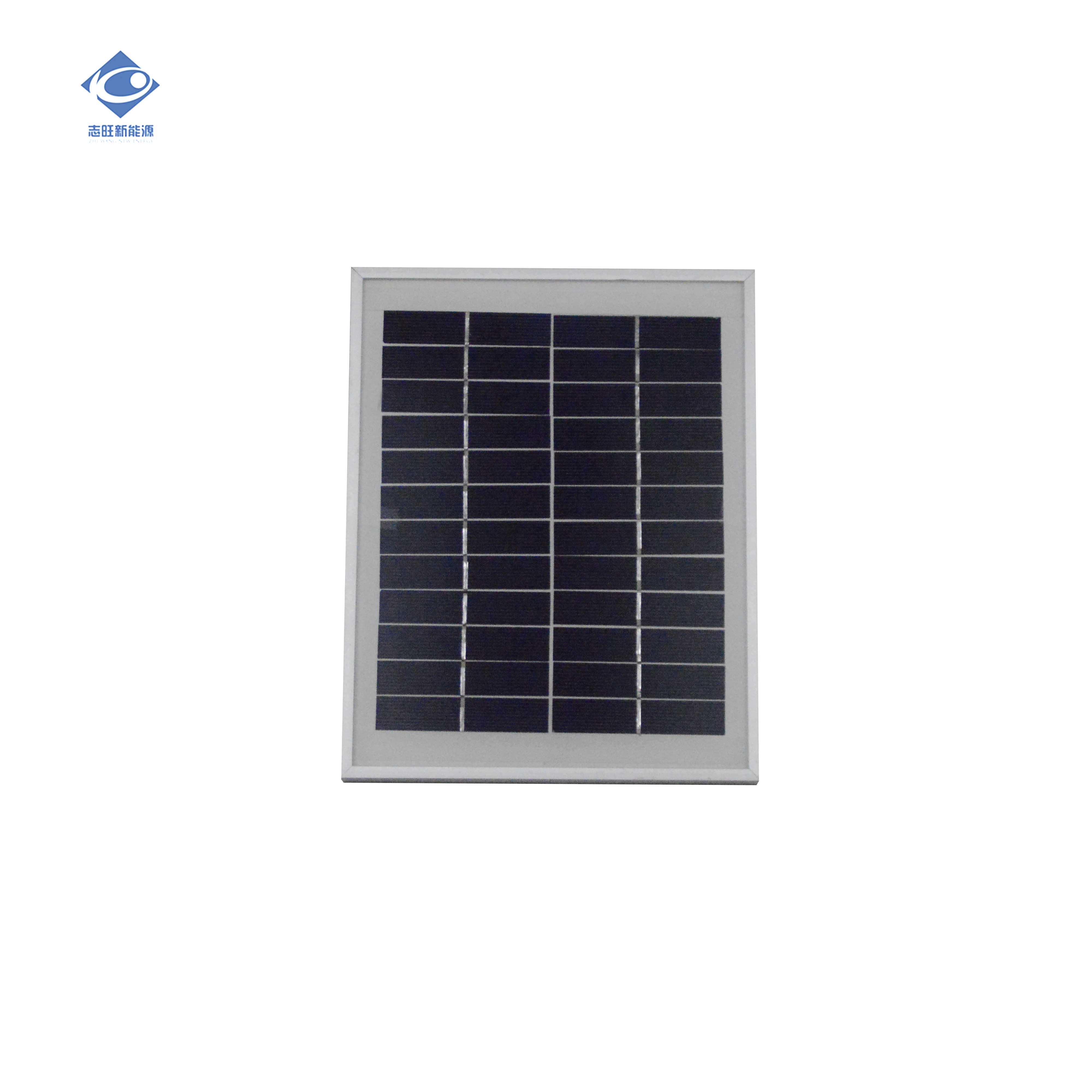 панель панели солнечной энергии ZW-5W-12V 12V 5W жилая солнечная фотовольтайческая