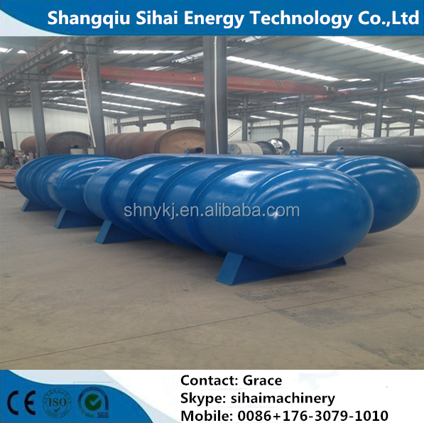 Сырье резина 2022 Тепловой крекинг машины перерабатывает отходы шин в нефтяное оборудование