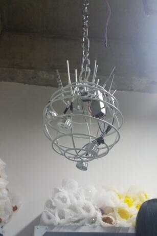 Modern Blue blown glass chandelier for Indoor home Lighting Fixtures (WH-BG-03)