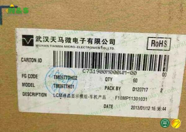 TIANMA 9.7 inch portable large lcd monitor 60Hz TN , Normally White AVIC TM097TDH02