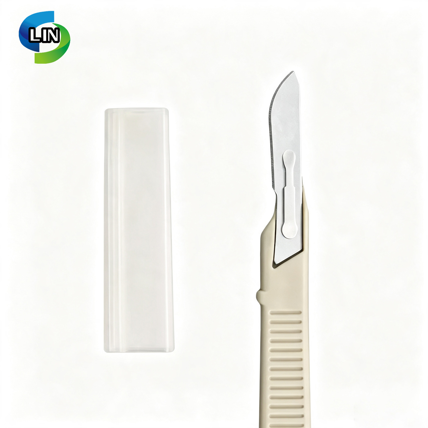 Sterile Single-use Disposable Scalpel Handle with Carbon Steel Blade CE Certified for Surgical Use
