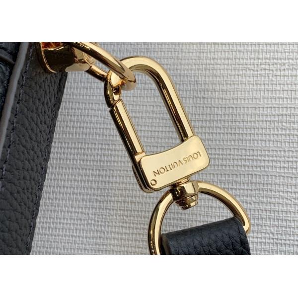 Small Genunie Black Printing Linning 25cm Cowhide Bucket Bag Handhold