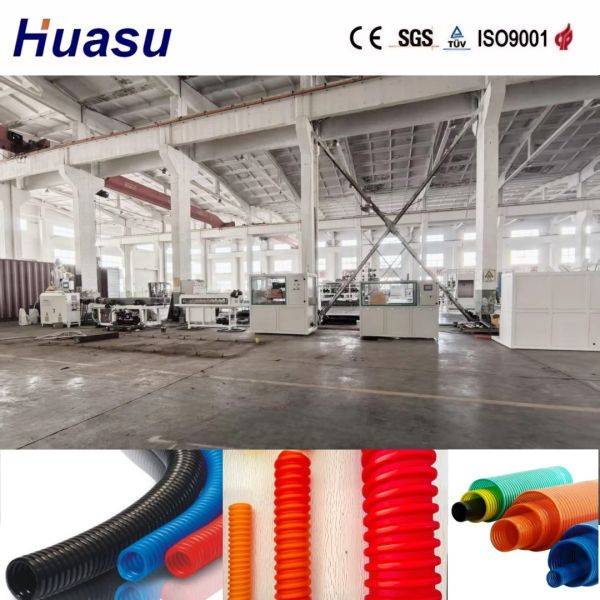 PLC Control Energy Saving Single Wall Corrugated Pipe Extrusion Line with 32mm-1600mm Pipe Diameter Range