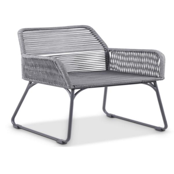 Portable E Coating Outdoor Foldable Chair Double Braided Spun Polyester For Garden