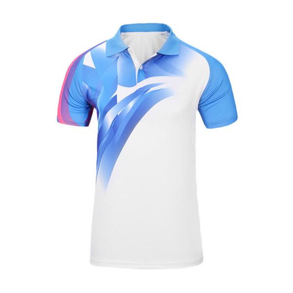 Camisa polo de transferência de calor de logotipo personalizado do fabricante de fábrica original 200 g/m2 camisetas esportivas de manga curta