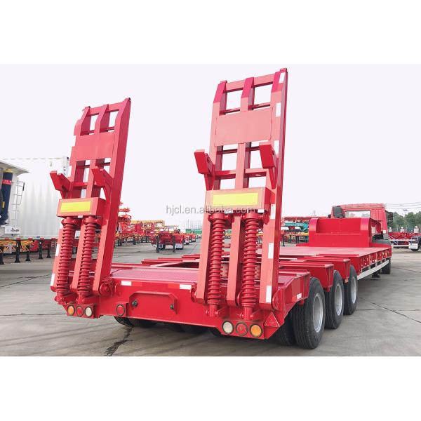 50/60/80/100 Tons Low Bed Trailer for Heavy Duty Excavator Transportation Solutions
