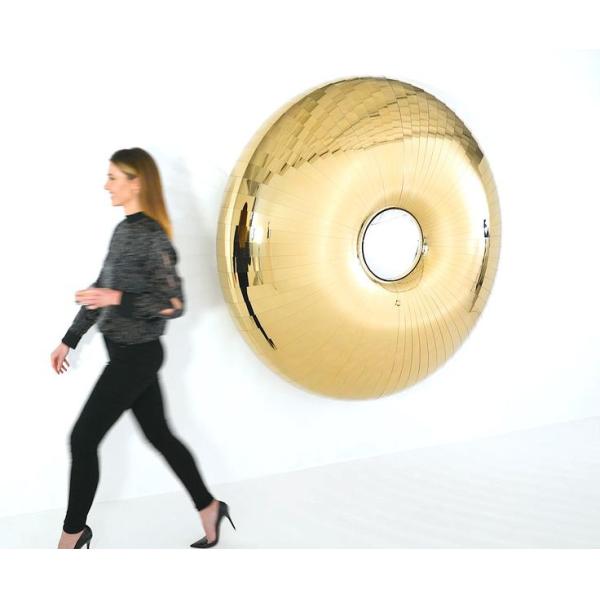 High-Tech Vacuum Electroplated Gold Wall Wine Cabinet Restaurant Villa Accent