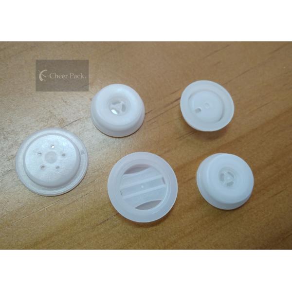 Дя пластмассы 23мм клапана воздуха пути белизны одного для кофе упаковывая, 5 отверстий