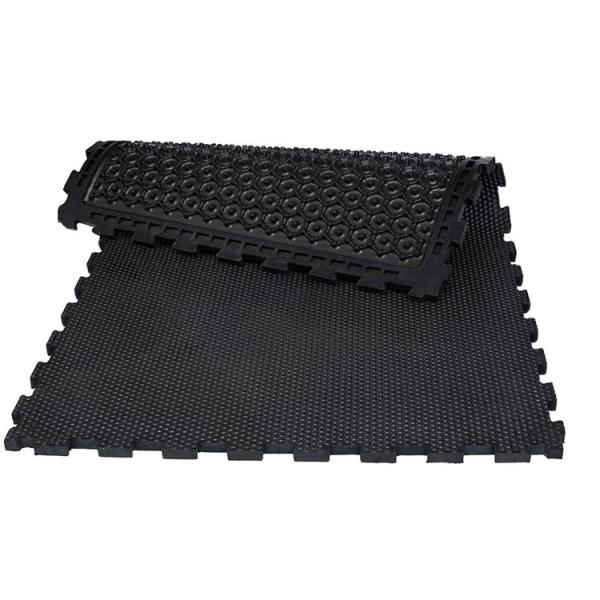 Recyclable 10mpa Rubber Flooring Mat Anti Slip Oil Proof Heavy Duty