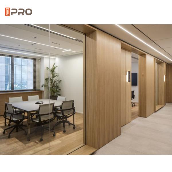 12mm Thickness Tempered Glass Demountable Partition Walls  STC 48Db