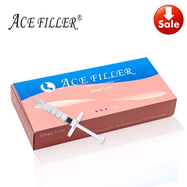 For face beauty ACEFILLER  Hyaluronic Acid Injection Filler fine/derm/deep line  1ml 2ml