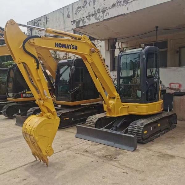 Использованный экскаватор Komatsu PC55 из Китая.
