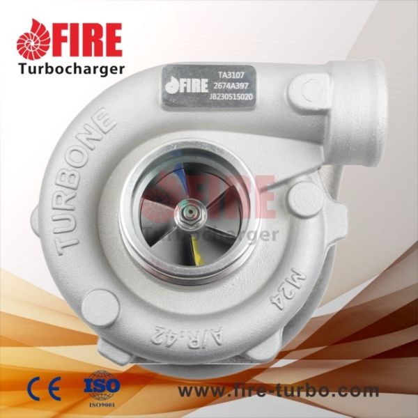 Turbocompresseur TA3107 2674A397 465778-5017S Perkins Agricole avec moteur C4-236