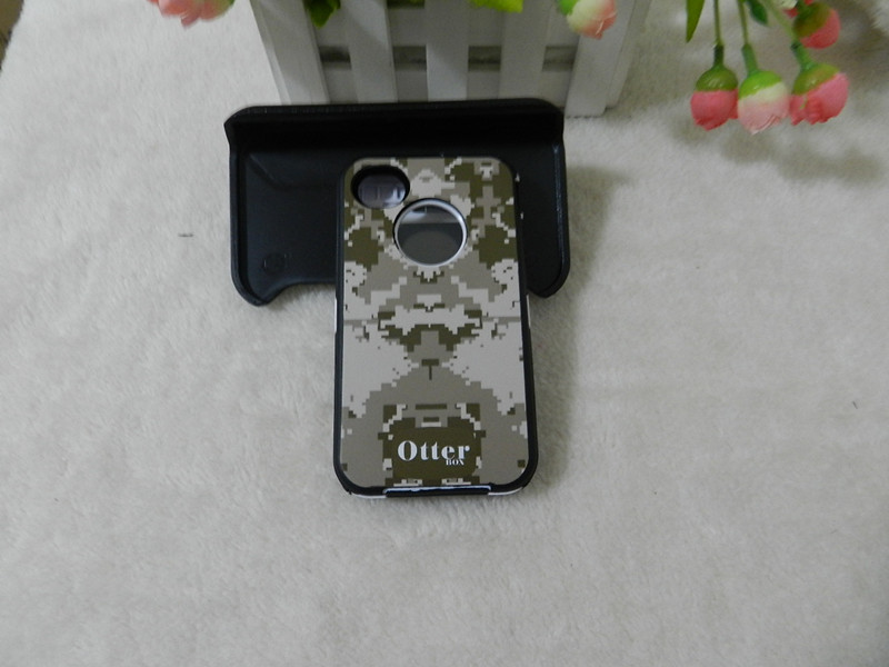 Defender Outer Box Phone Cases Ottered Camo Series For iPhone4 / 4s