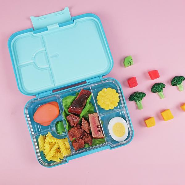 Kids Children Lunch Box with Large Capacity and Portable PP Material