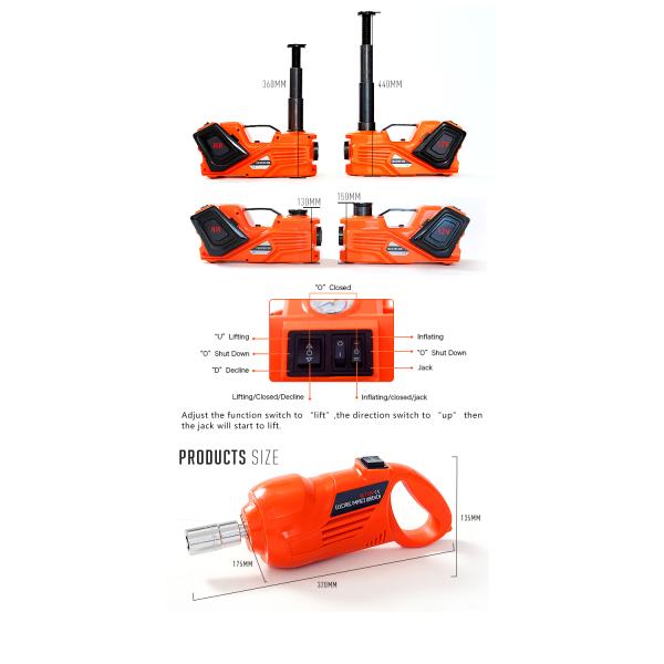 mini portable electric hydraulic car lift jack for 3.5tons car lift