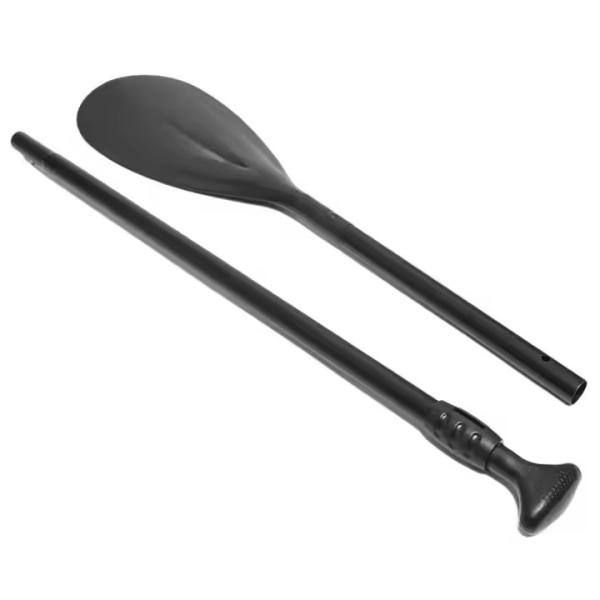 Wholesale Cheap Plastic Blade Aluminum Shaft SUP Surfboard Paddle Adjustable Three Pieces Paddle For SUP