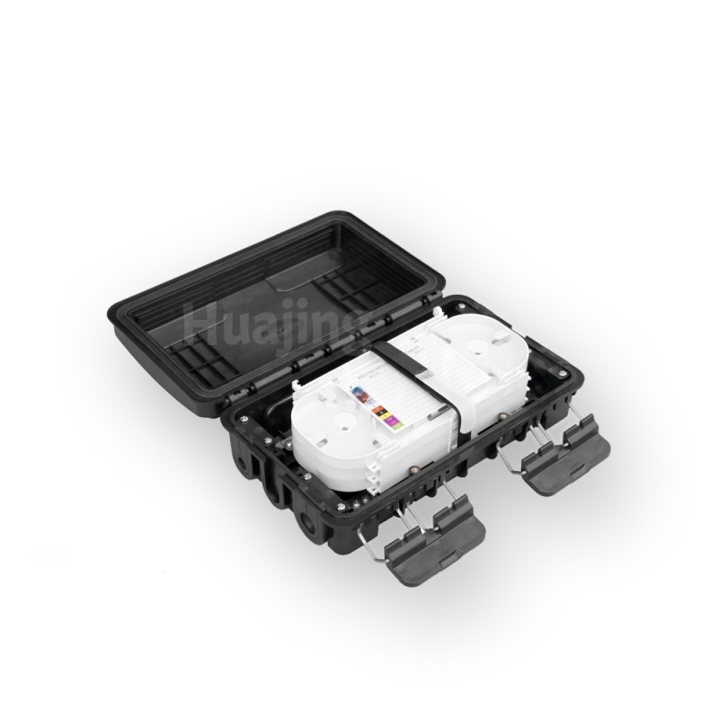 72 Cores Buckled Cover Flexible In Line Fiber Splice Closure Optical Cable Splicing IP65 Protection