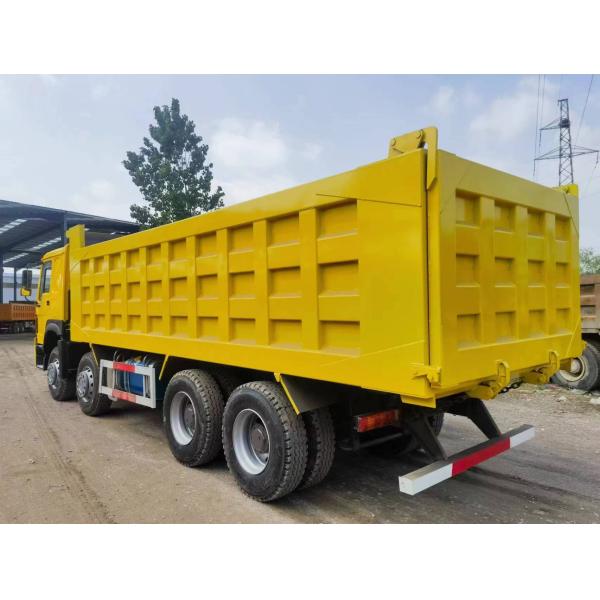 Used Fully Refurbished 371HP 8X4 HOWO Dump Truck with ABS Antilock Braking System