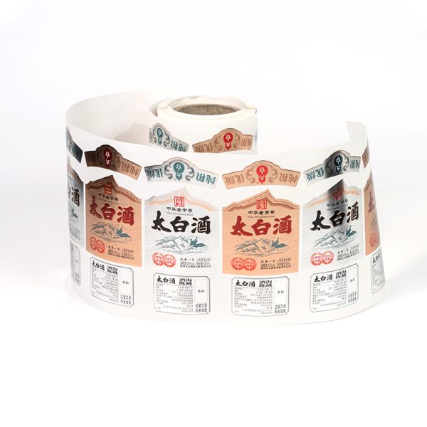 Waterproof Aluminum Foil Beer Wine Bottle Sticker Printing Gold Stamping Embossing 3D Label Logo Custom