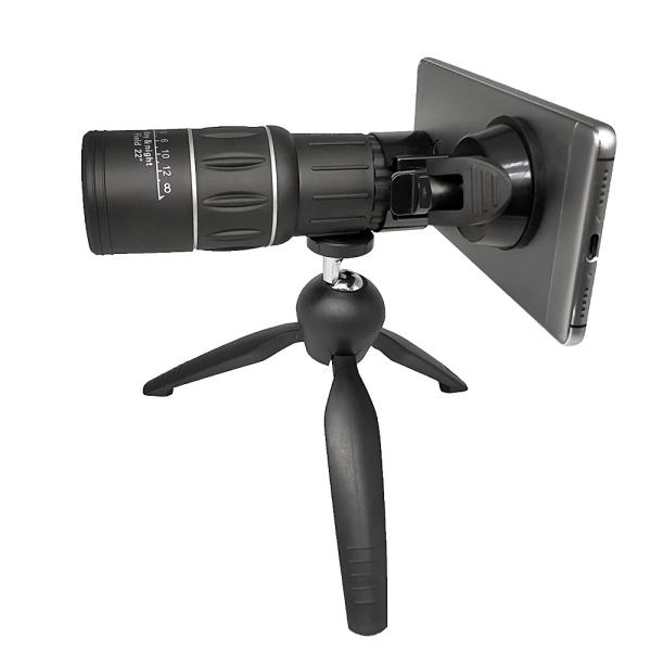 Telescópio portátil FMC do monocular da mão que reveste 16X52 com o ocular retrátil