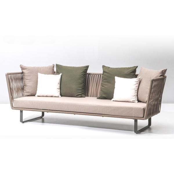 New design outdoor furniture customized garden patio sofa set rope leisure sofa set
