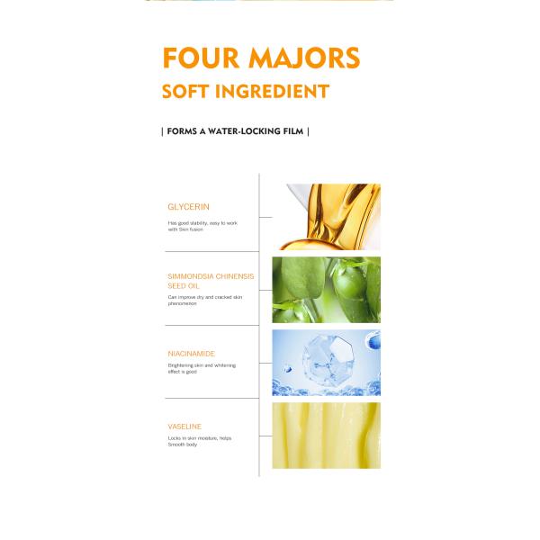 Skin Care Factory / Manufaturer Whitening Body Lotion Lightening Hydrating AHA Vitamin C Body Lotion Niacinamide Body Lotion