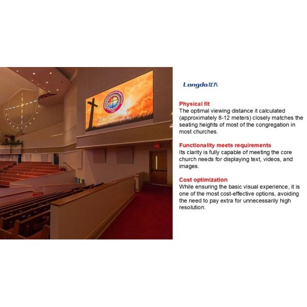 P3.91 Church LED Screen 3m*2m For Worship, Sermons, And Live Events