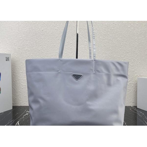 High Capicity Convenient Apricot Nylon Tote Shopping Bag Eco Friendly