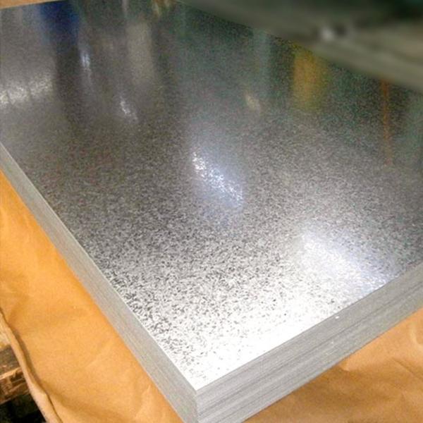 SPCC ST12 DC01 DX51D Galvanized Steel Plates 0.5mm - 1.0mm Thickness Cold Rolled Based
