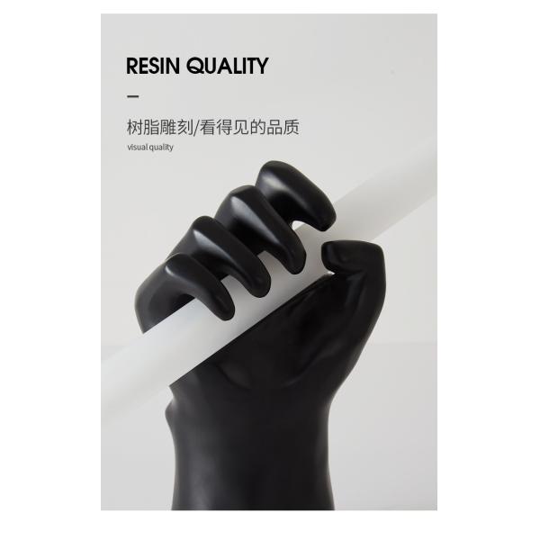 Modern Minimalist Wall Lighting Handshake Sculpture Bedroom Bedside Fist Hand Long Wall Light(WH-OR-249)