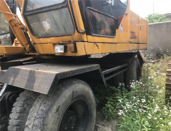                  Original Used Hyundai Wheel Excavator R200W-5, Secondhand Hyundai 20 Ton Mobile Excavator R200W-5 for Sale             