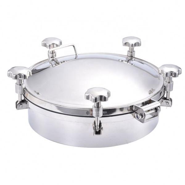 Cobertura de escotilha sanitária garantida para tanque de prata 304 316L