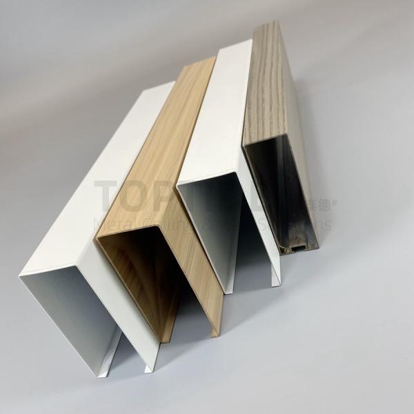 Custom Made Metal Suspended Linear Aluminium Drop Down Ceiling Grid