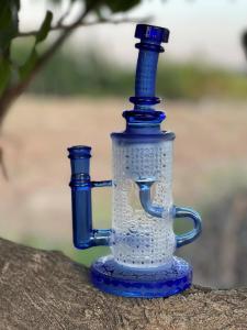 Bongs de vidro percolador de braço de árvore de 7 pol. com grande número de