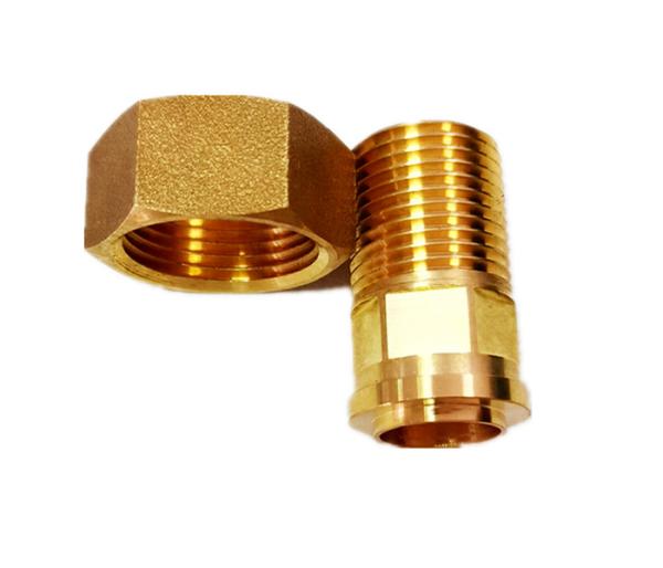 linha de bronze sem chumbo do conector BSP NPT da tubulação dos encaixes de mangueira do jardim 1.6Mpa