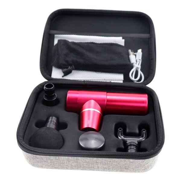 Portable Hard Shell Massage Gun Case Durable Protective Organizer with Custom Foam Inserts for Secure Storage and Travel