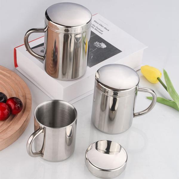 300ml 400ml Double Wall Stainless Steel Beer Mug with Custom Printing Logo and Handle