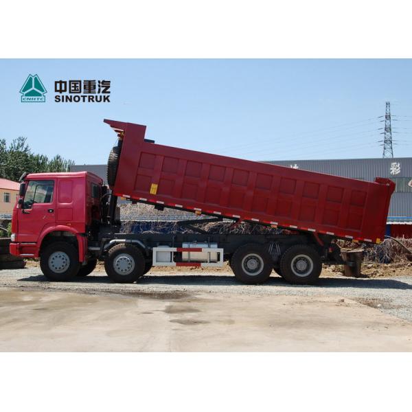 Stock SINOTRUK HOWO Mining Dump Truck 371hp 8x4 26CBM HYVA Lifting Cylinder